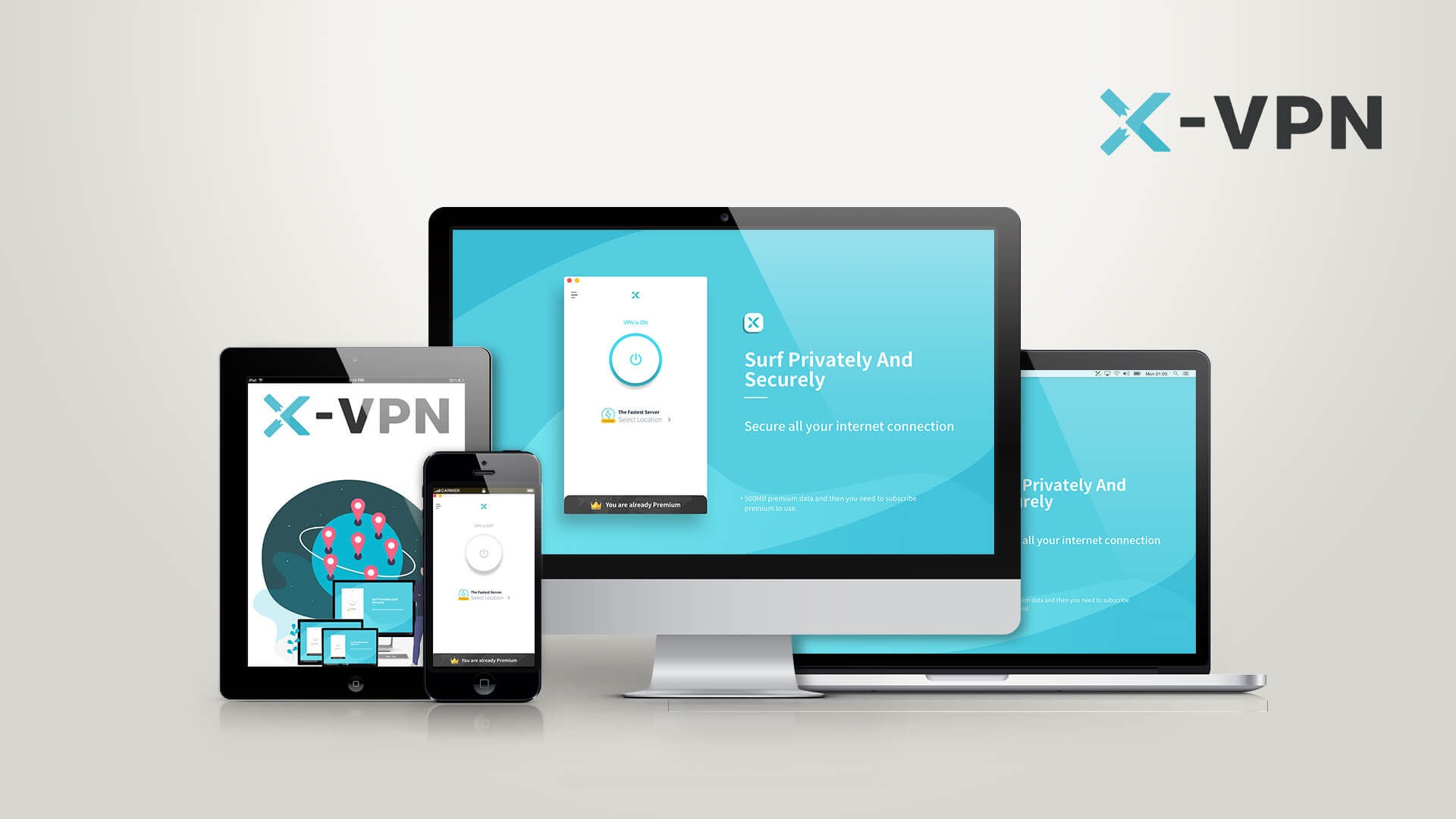 x vpn premium free